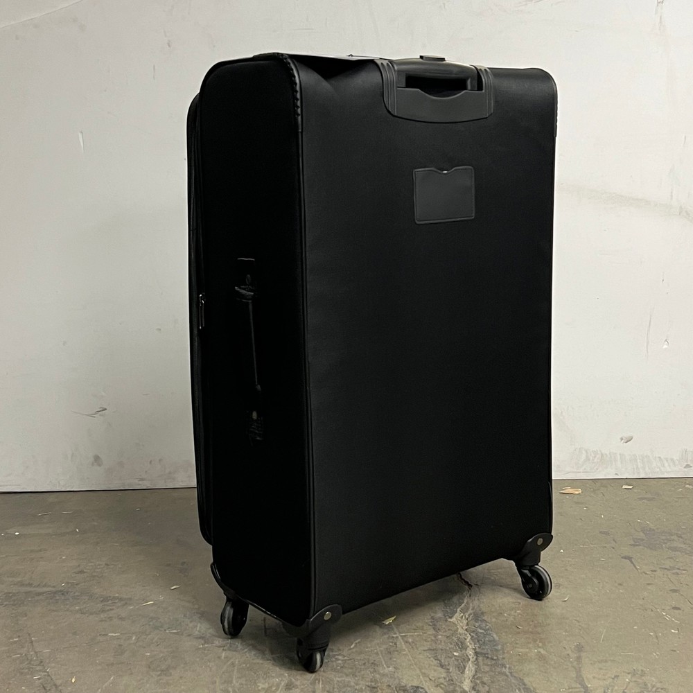 DEJUNO (3 PACK) Lightweight Expandable Spinner Luggage Suitcase Set Black 2302DJ