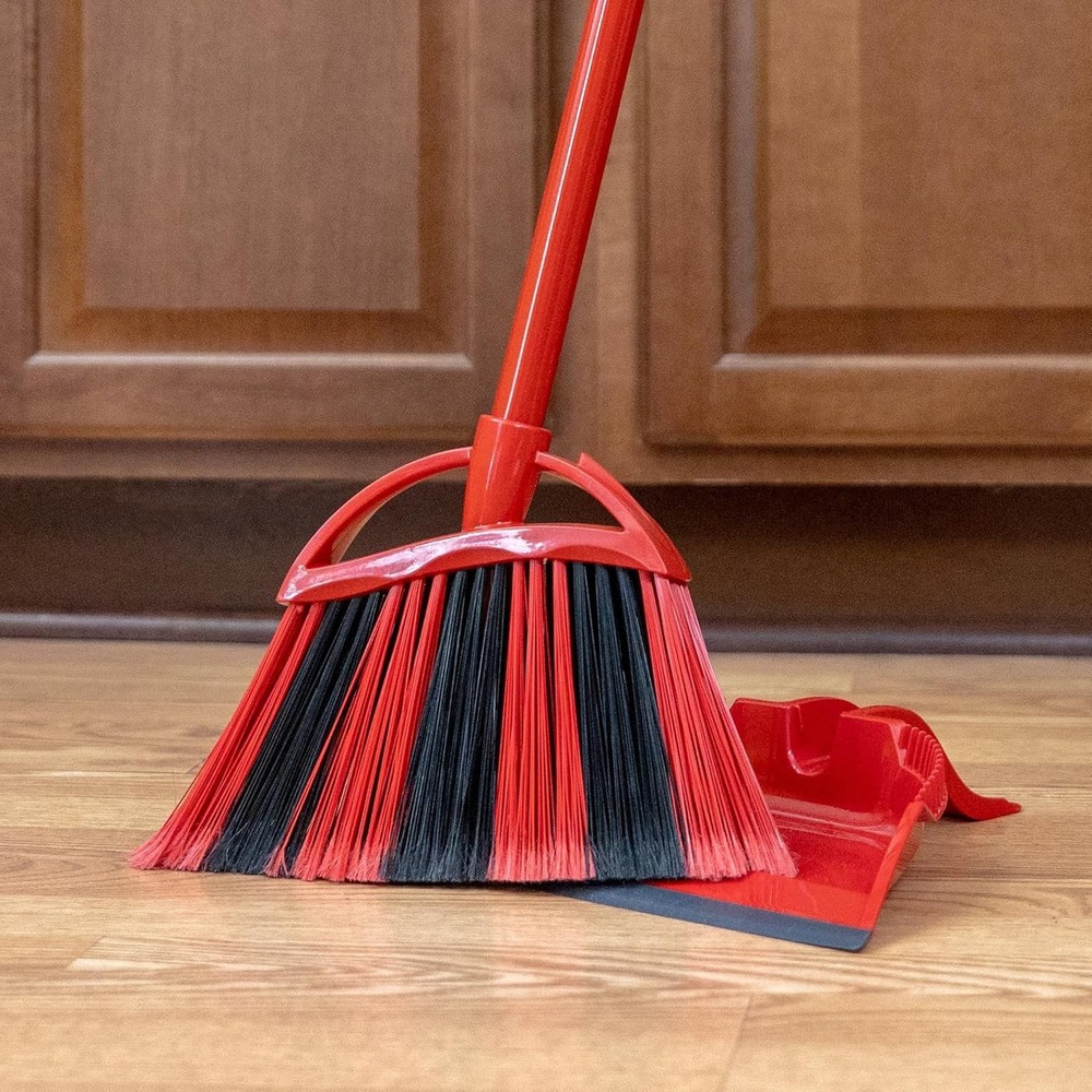 Innovative One Sweep Broom & Dustpan Set for Quick and Efficient Cleaning