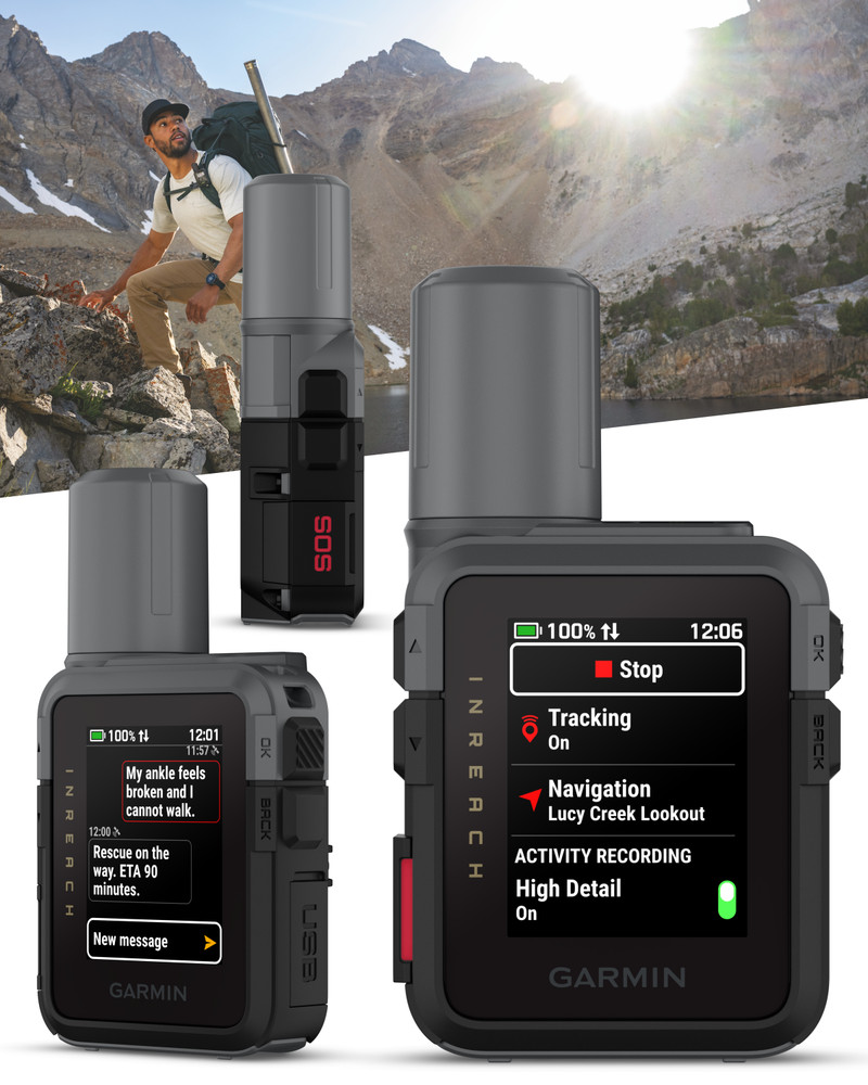 Garmin inReach Mini 3 Compact SOS Satellite Communicator w/ PowerPack Bundle