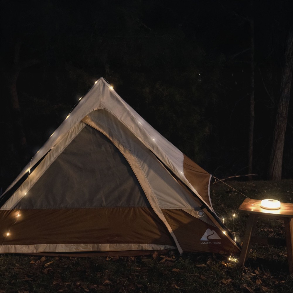 600 Lumen 2-in-1 Camping Light W/ 32.5 ft String Light – Lantern & Ambient