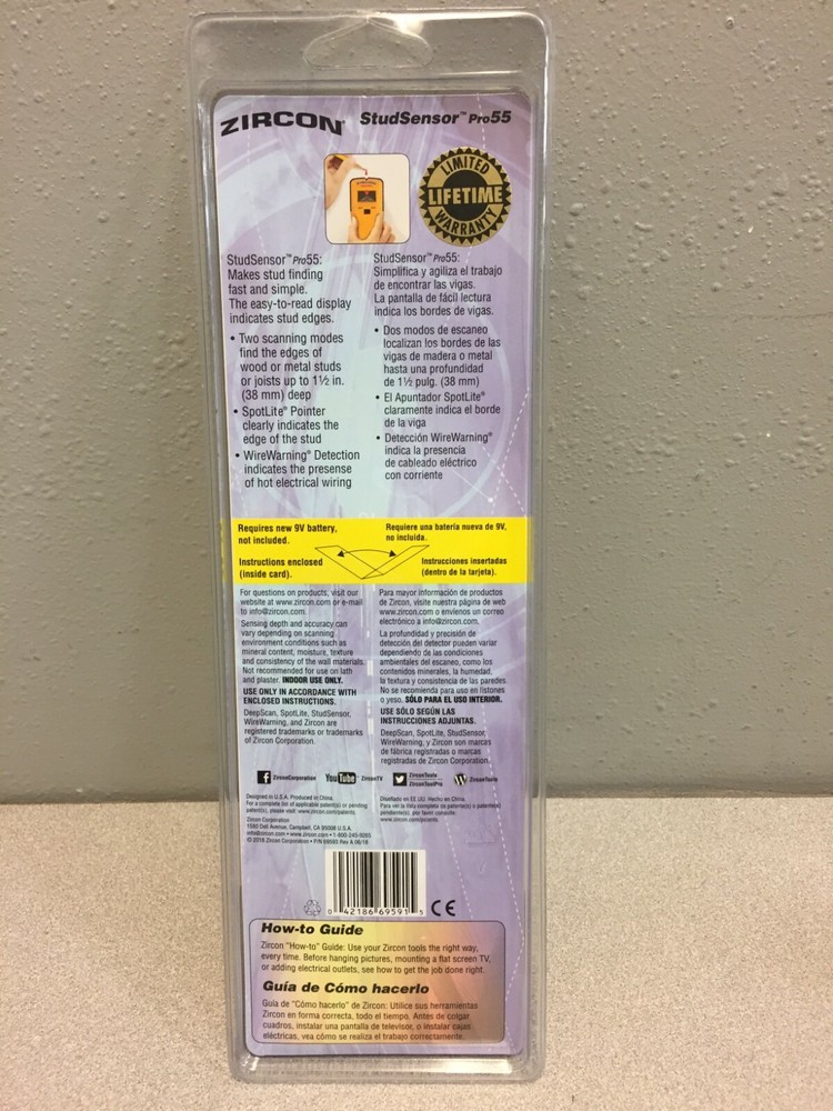 Zircon 69590 StudSensor Pro55