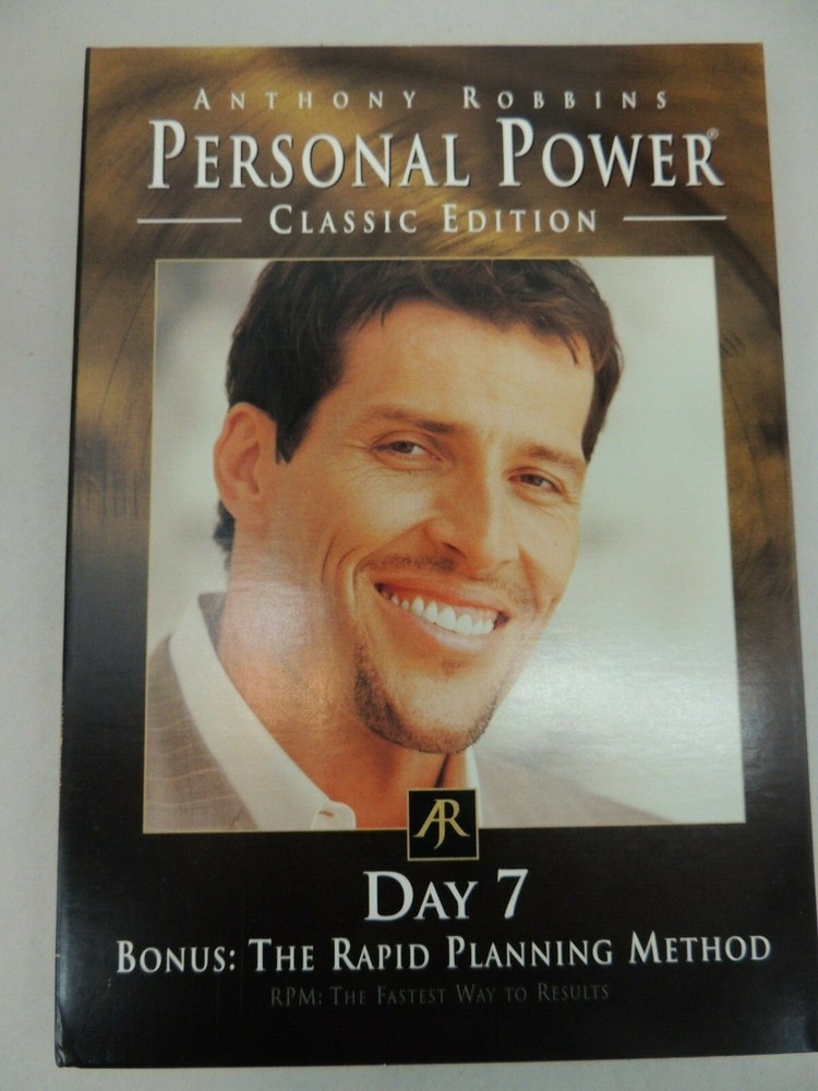 ANTHONY ROBBINS PERSONAL POWER CD SET GET THE EDGE TRANSFORM YOUR LIFE