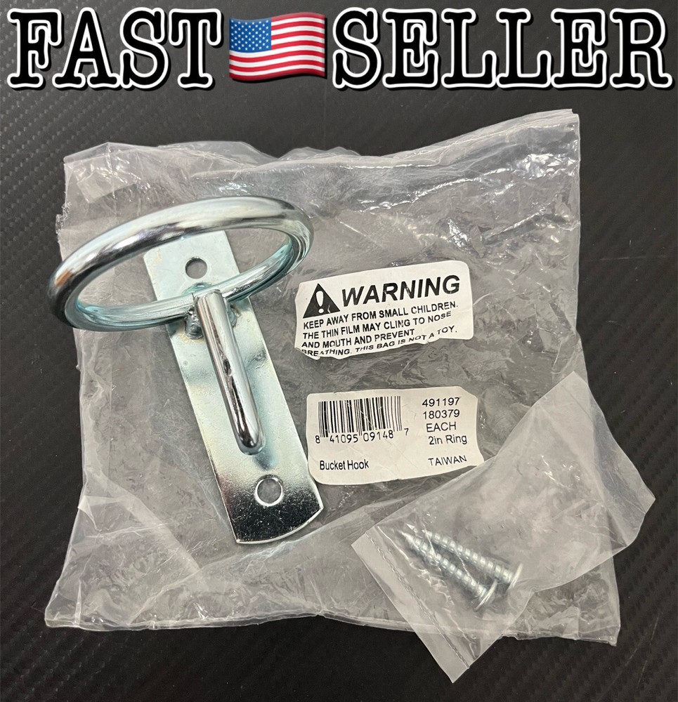 Centaur Wall Mount Stall Bucket Hook, 2” Ring - NEW! FAST!