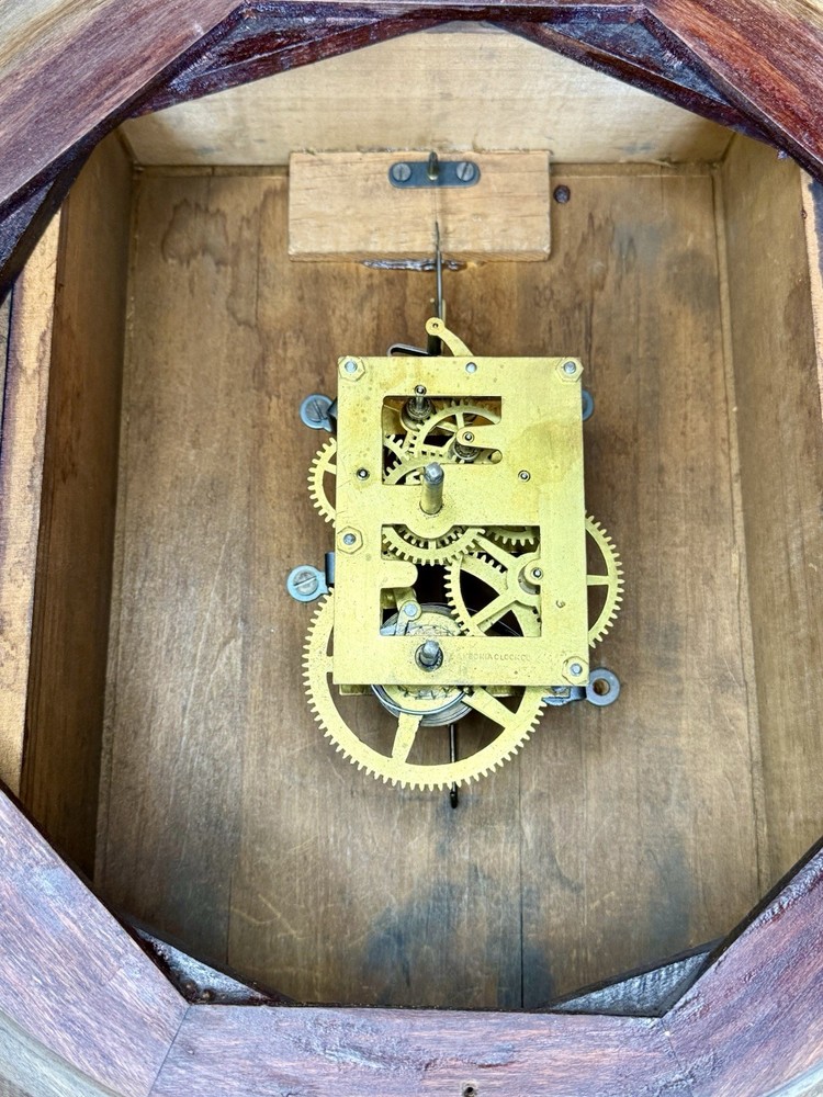 Antique ANSONIA Gallery CLOCK RUNNING!!!