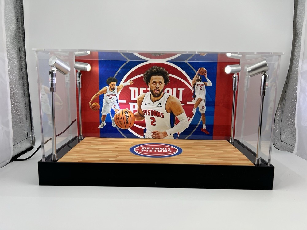 Cade Cunningham - Pistons - Custom 2-3 Card PSA Display Case W/ LED Lights