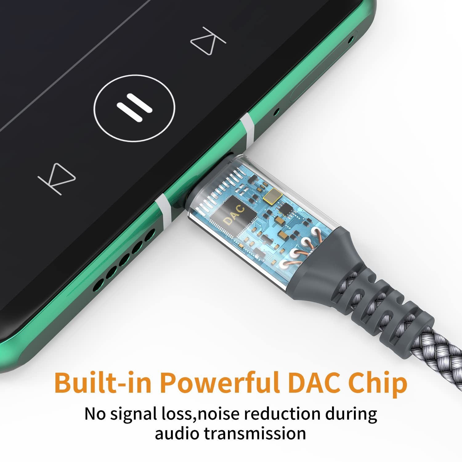 USB C to 2 RCA Audio Cable 6.6 Ft Type-C to RCA Male to Male Y RCA Splitter...