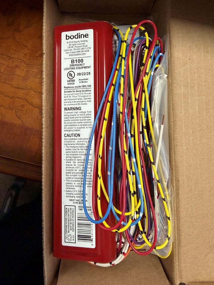 Bodine B100 Emergency Ballast Pack (Replacement)