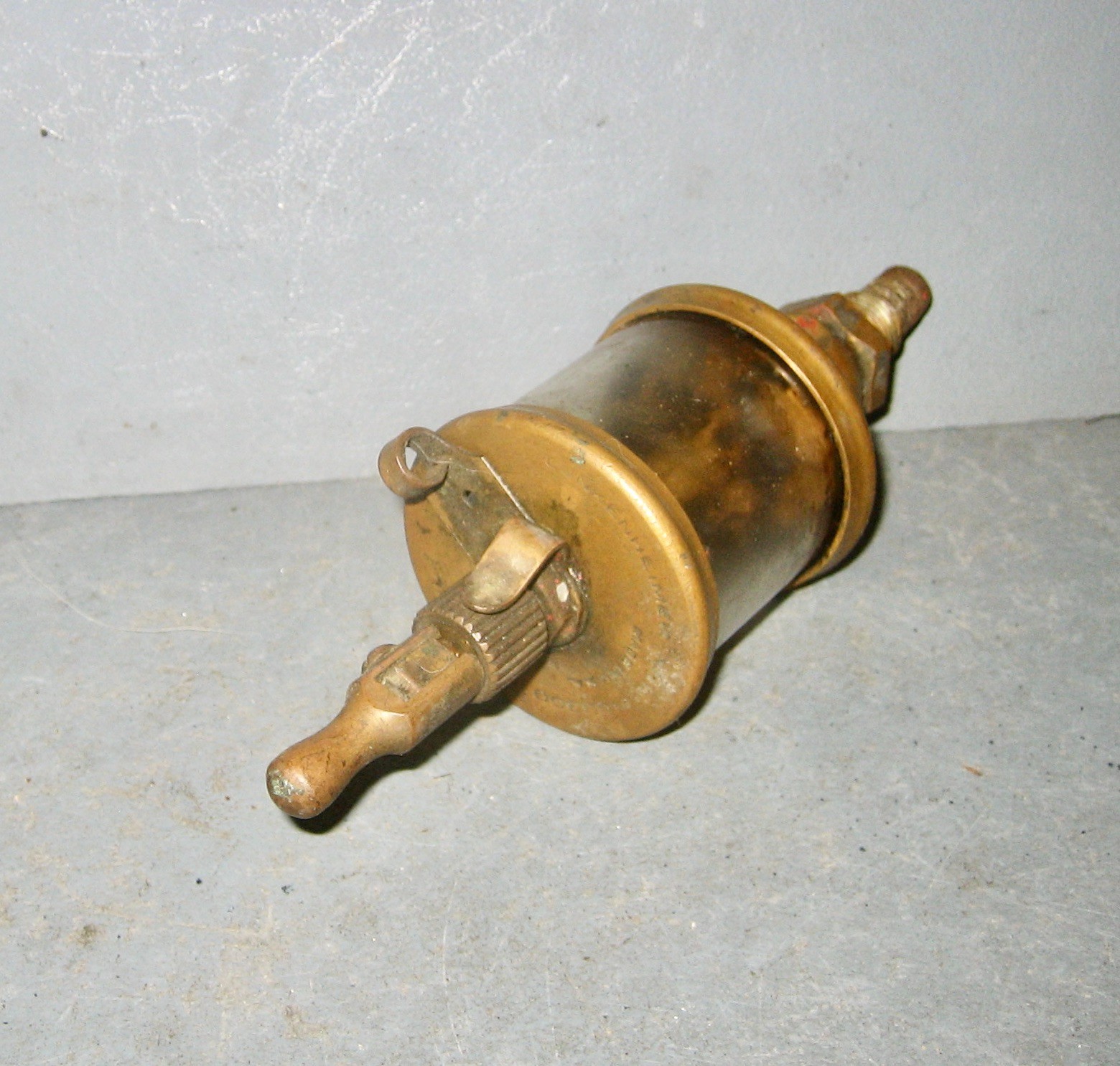 Lunkenheimer Brass Drip Oiler No. 1-1/2, Figure 1300 Sentinel, Hit & Miss Engine