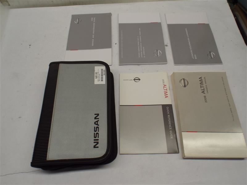ALTIMA    2008 Owners Manual 202399