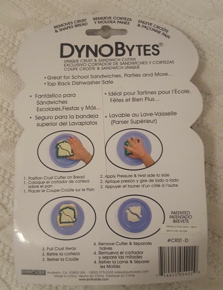 Dyno Bytes Sandwich Cutter, by Evriholder - Brand New
