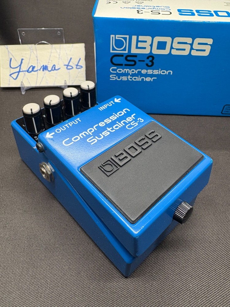 Boss CS-3 Compression Sustainer Guitar Effect Pedal with box