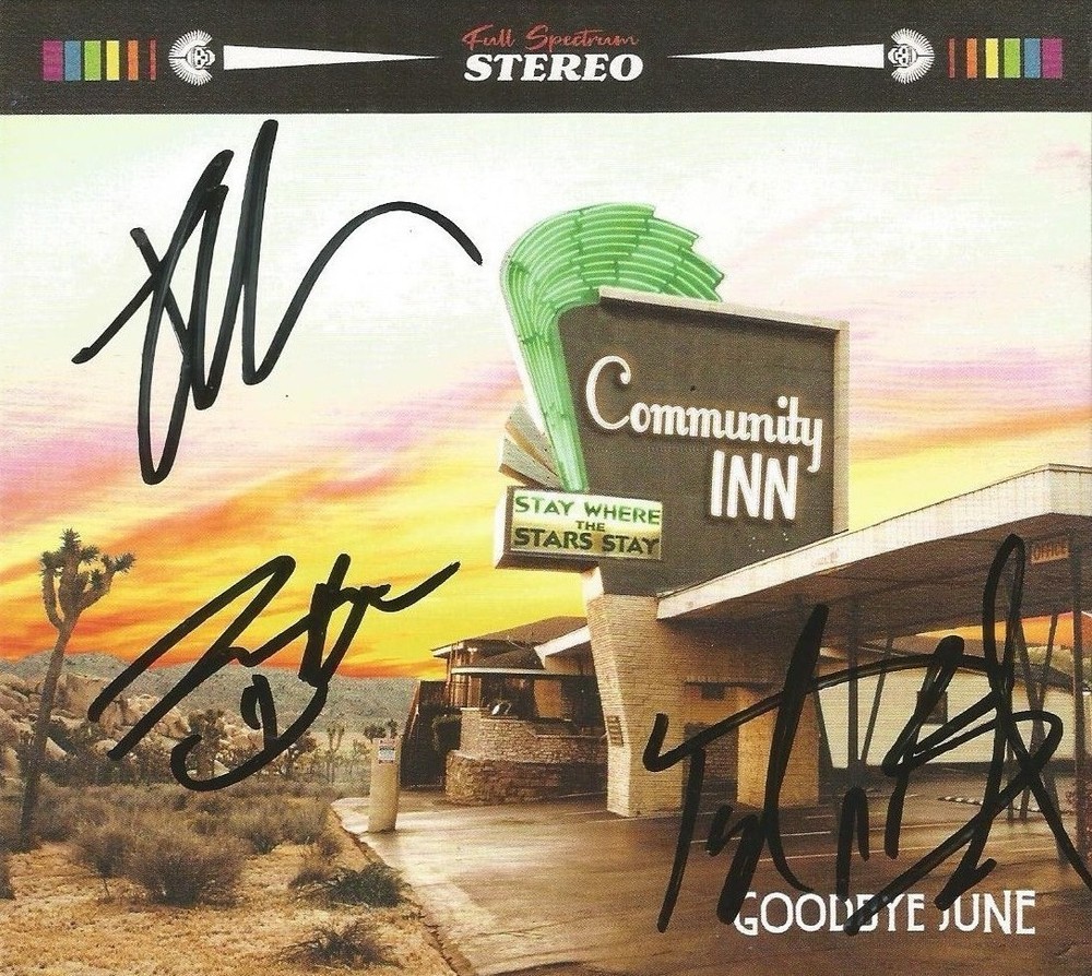 Goodbye June Autographed Community Inn CD