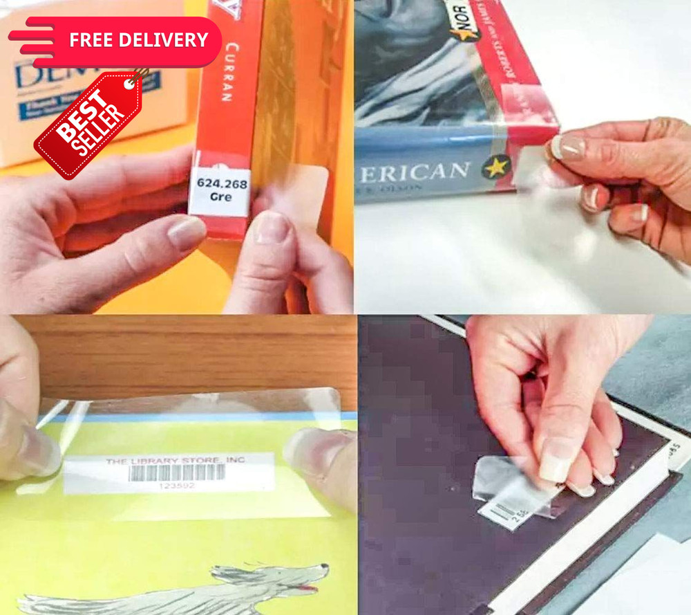 Clear Label Protector - Super Gloss - 2x3 Inch Retail Package Inch, White
