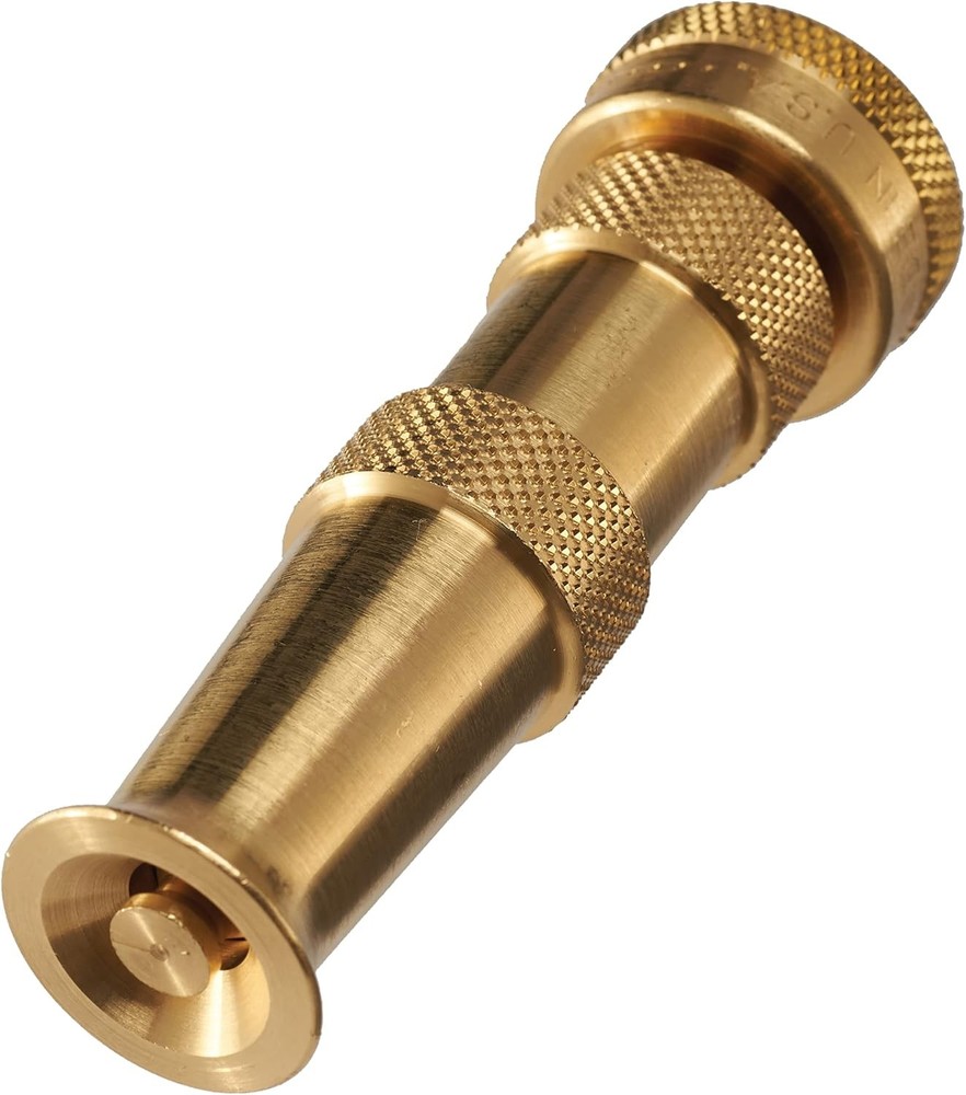 Dramm Brass Adjustable Spray Nozzle with Powerful Water Stream, Perfect for...