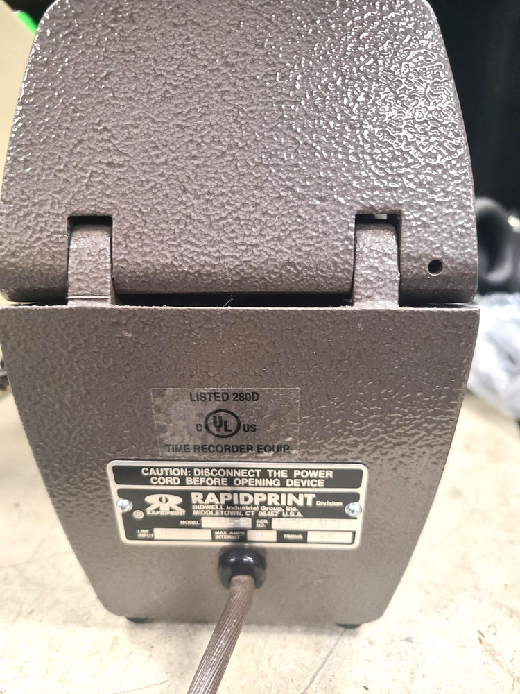 RapidPrint ARL-E Automatic Time Recorder Stamp w/ Key