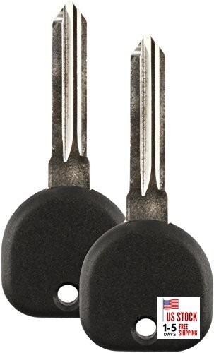 Replacement Ignition Transponder Uncut Key Compatible with ID 13 (2 Pack)