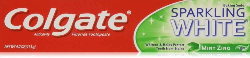 Colgate Sparkling White Mint Zing Gel Toothpaste, 4 Ounce