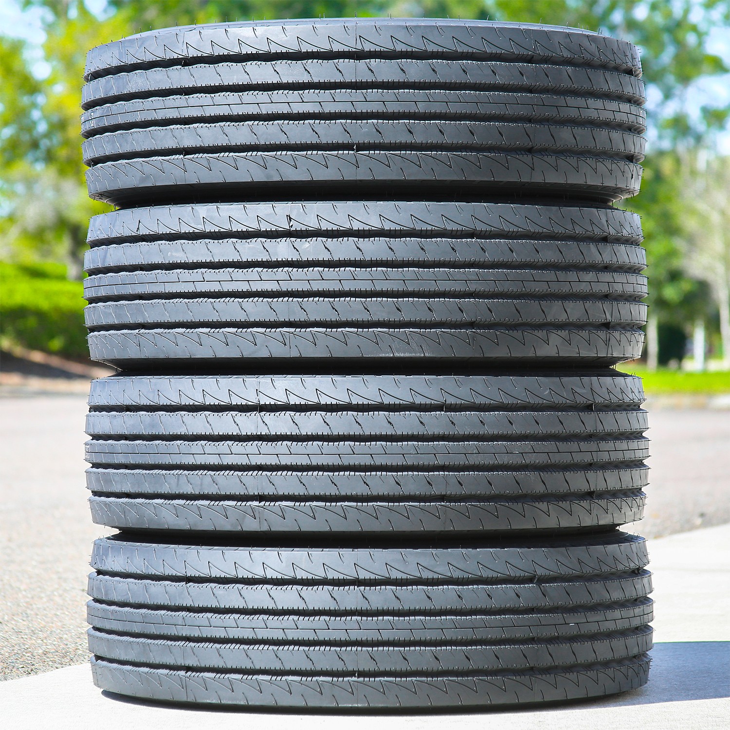 2 Tires Roundrule MLA18+ All Steel 245/70R19.5 H 16 Ply All Position Commercial