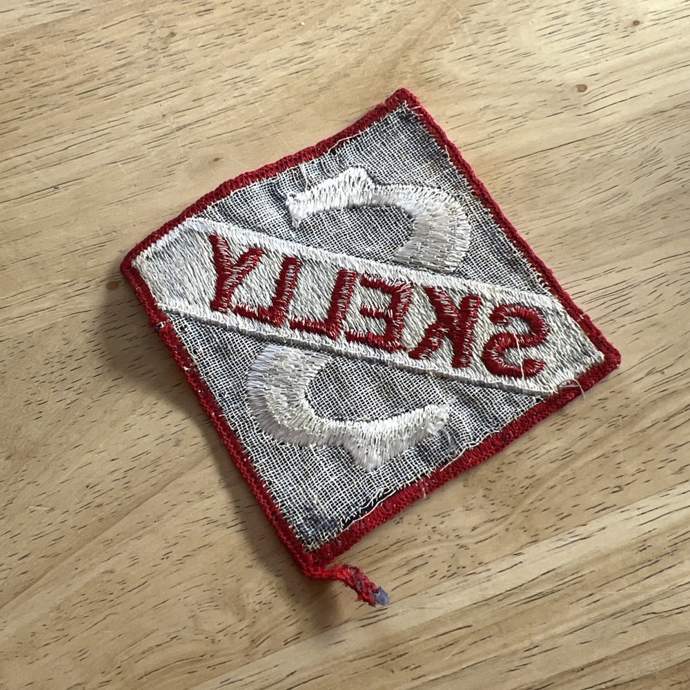 Vintage Skelly Gas Patch. Embroidered Uniform Patch.
