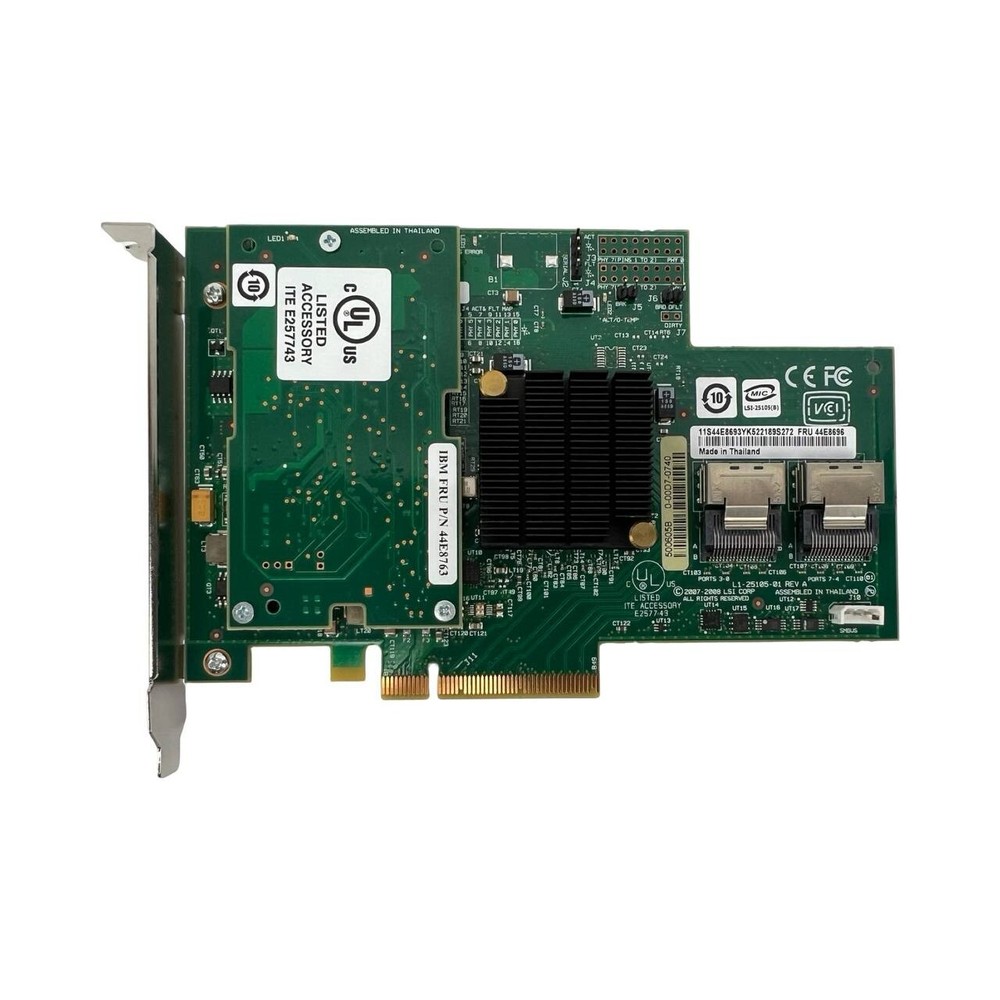 IBM 44E8696 ServeRAID-MR10is SAS/SATA RAID Controller NO BATTERY