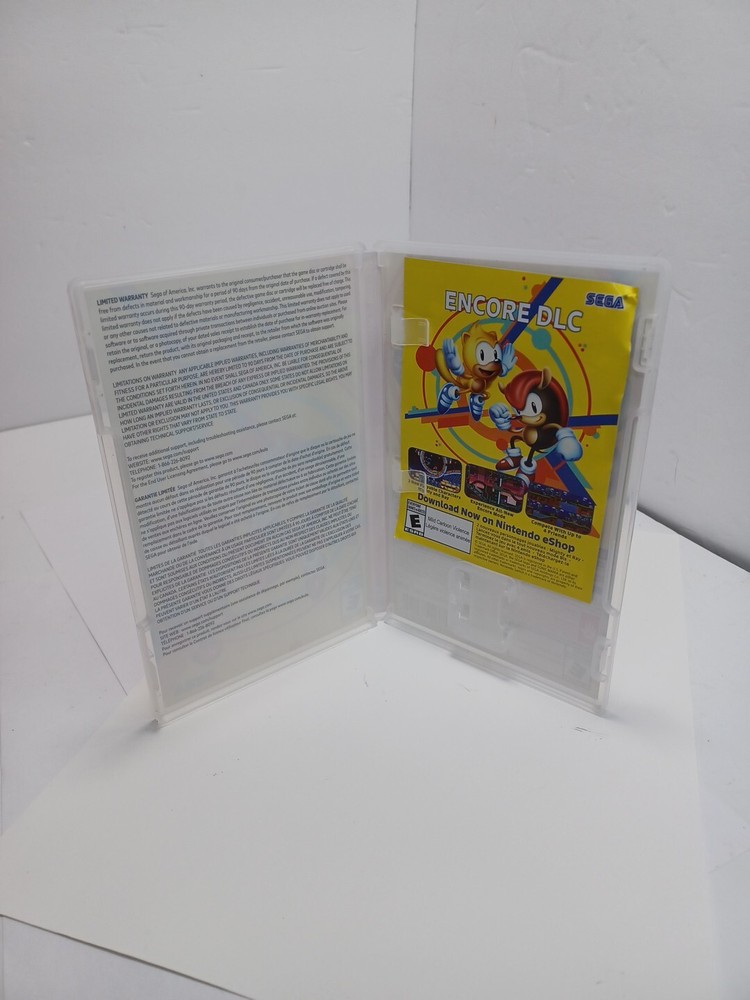 Sonic Mania (Nintendo Switch, 2017) Case Only