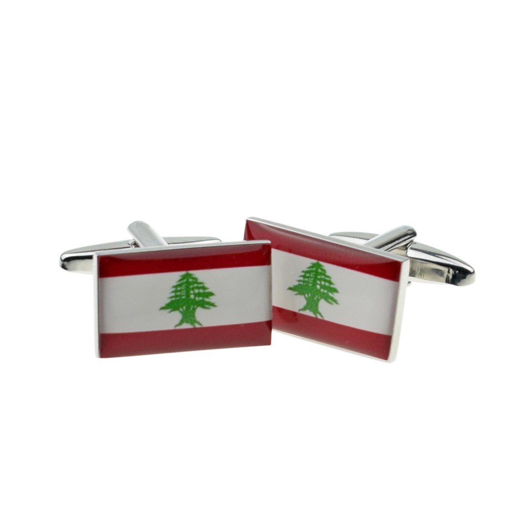 Lebanon Flag Cufflinks X2BOCF098