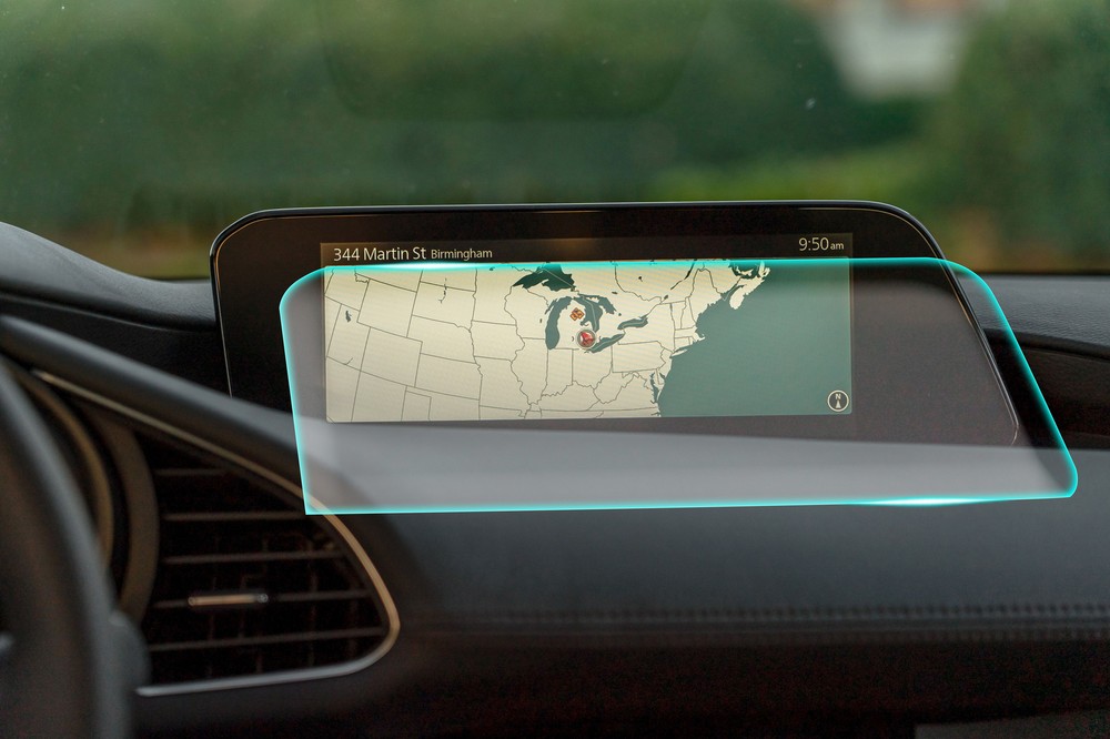 Crystal Clear Screen Protector for 2021 Mazda 3 Vehicle Navigation
