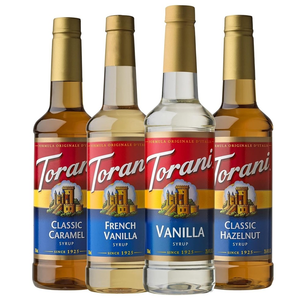 Caramel, Vanilla, Hazelnut Syrup Combo