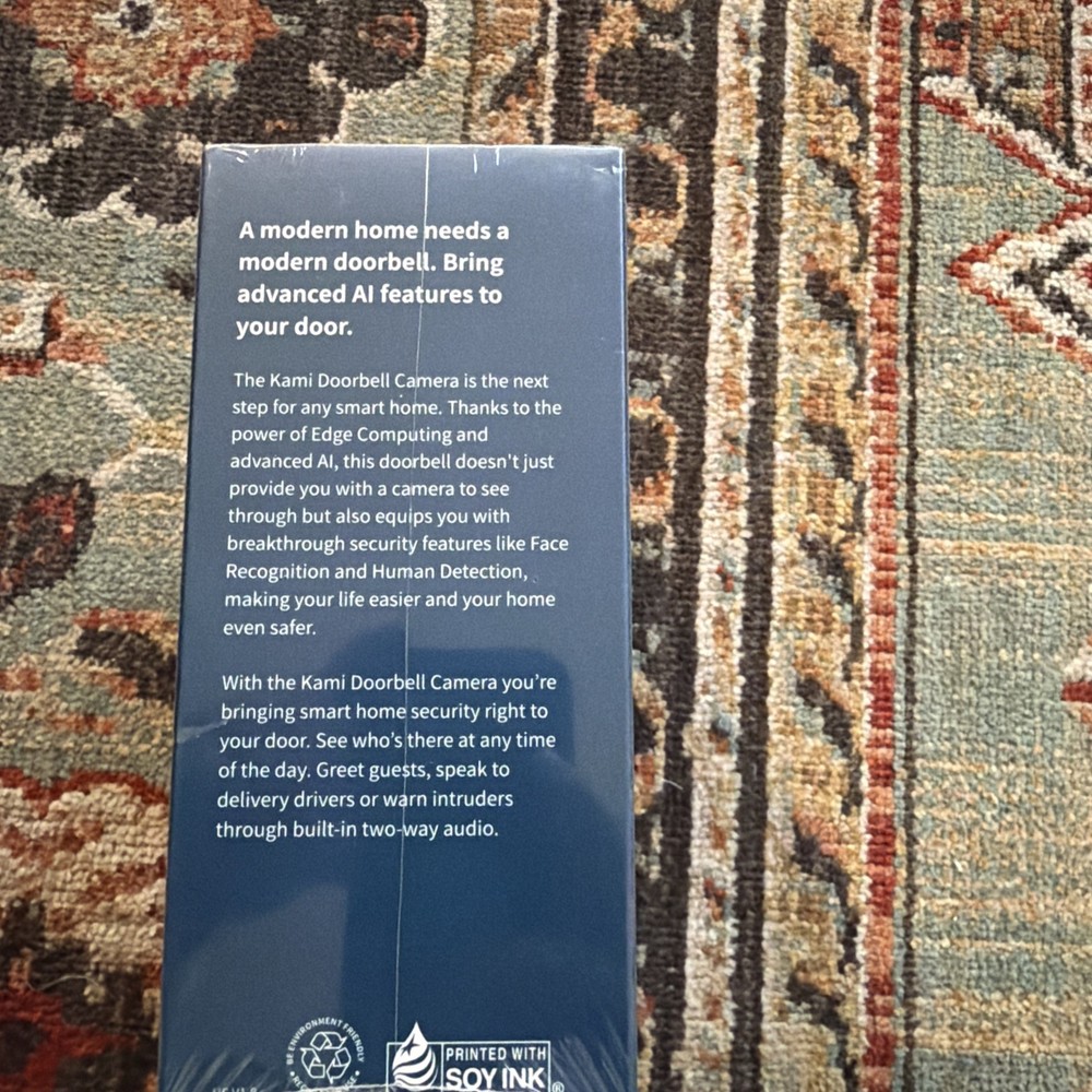 kami Doorbell Camera Smart Home Security White