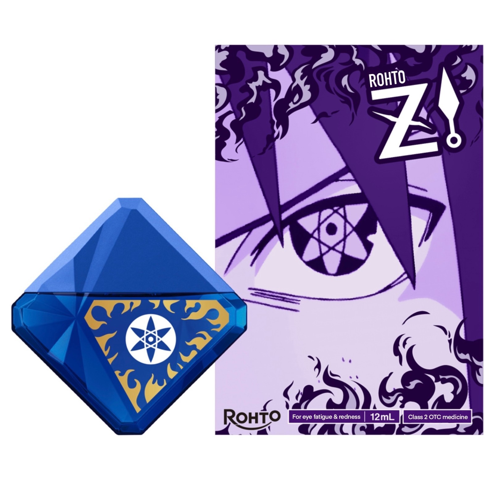 Limited Edition Naruto Eye Drops – Rohto Z! NARUTO Anime Eye Drops