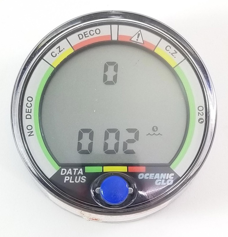 Oceanic Data Plus Air & Nitrox Puck Scuba Dive Computer + Manual EXCELLENT #5824