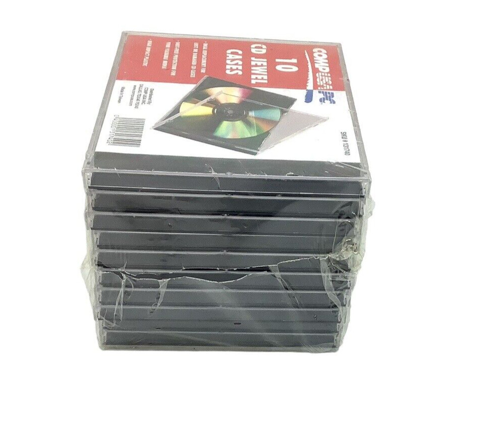 COMPUSA 10 Pack CD Jewel Cases