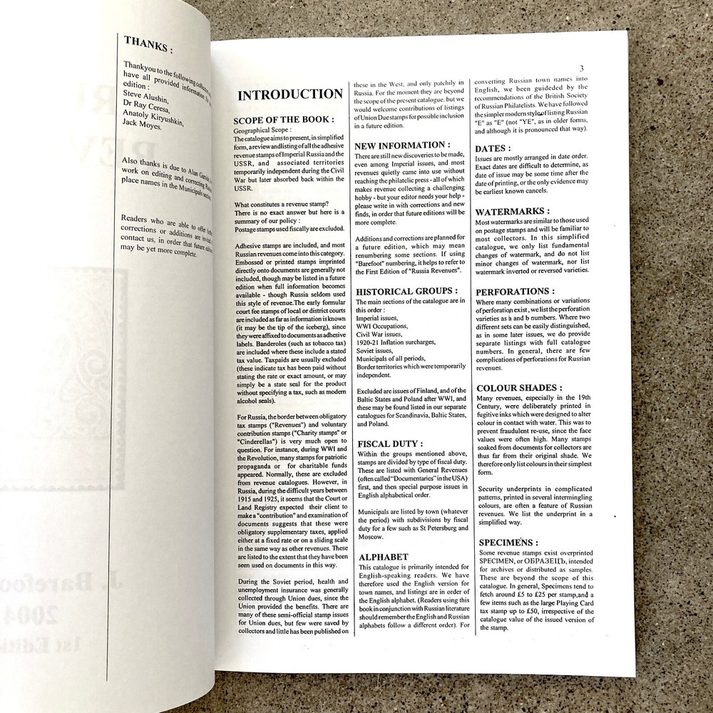 Russian Revenues by J. Barefoot Ltd. 2004