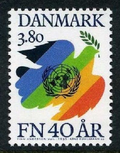 Denmark 784,MNH.Michel 847. UN,40th Ann.1985.Dove.