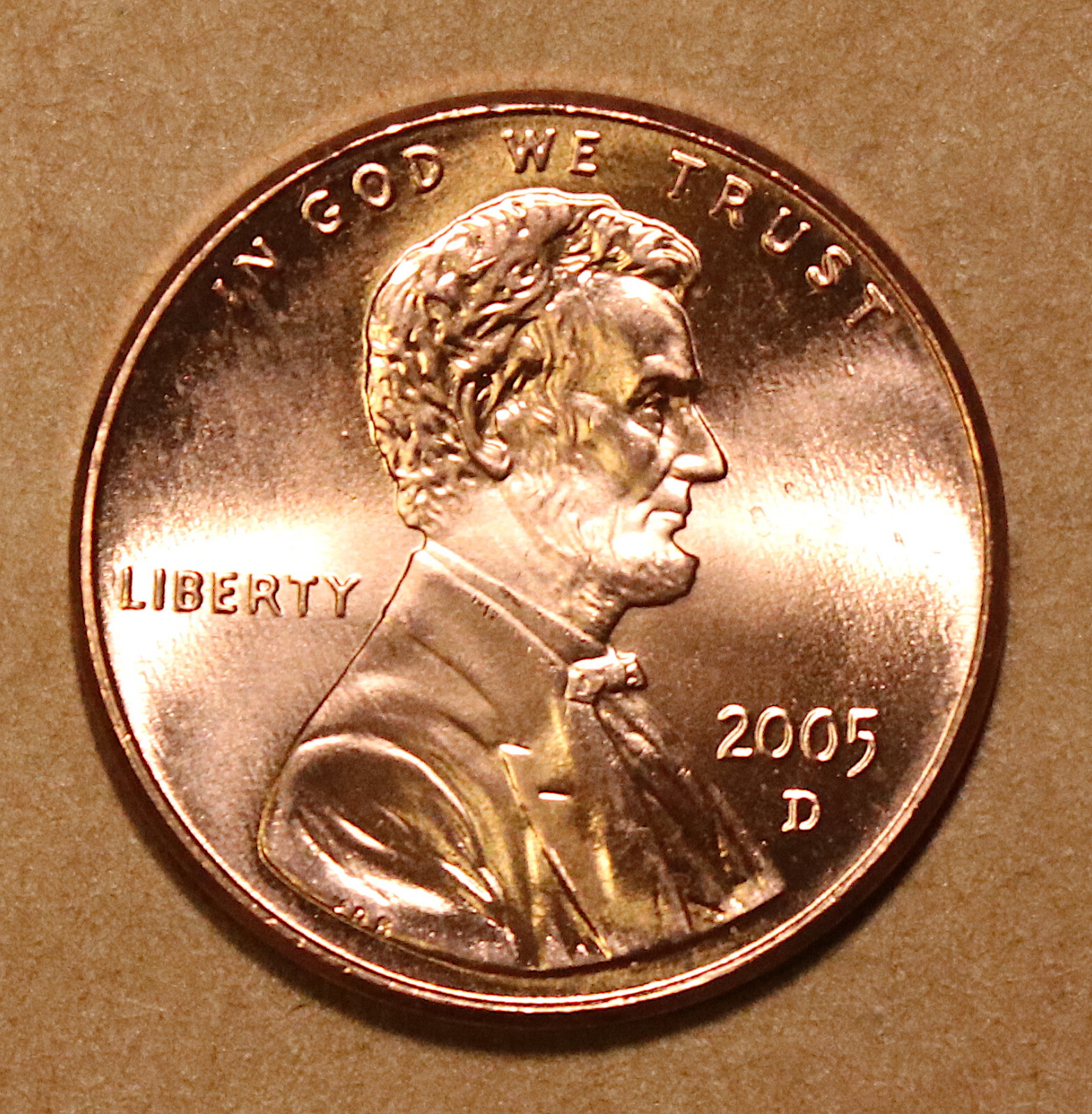 2005 D Lincoln Memorial cents BU