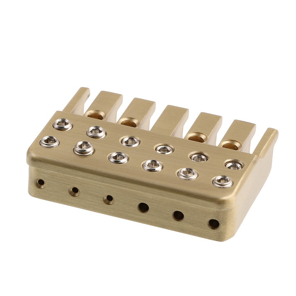 String Lock Guitar Brass Locking Nut  for 6 String Headless Guitar