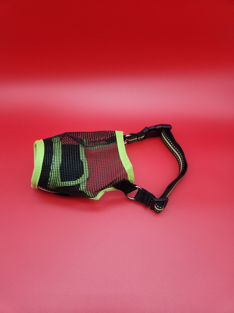 New Dog Muzzle AntiStop Bite Barking Chewing Mesh Mask Training Pet Small Medium