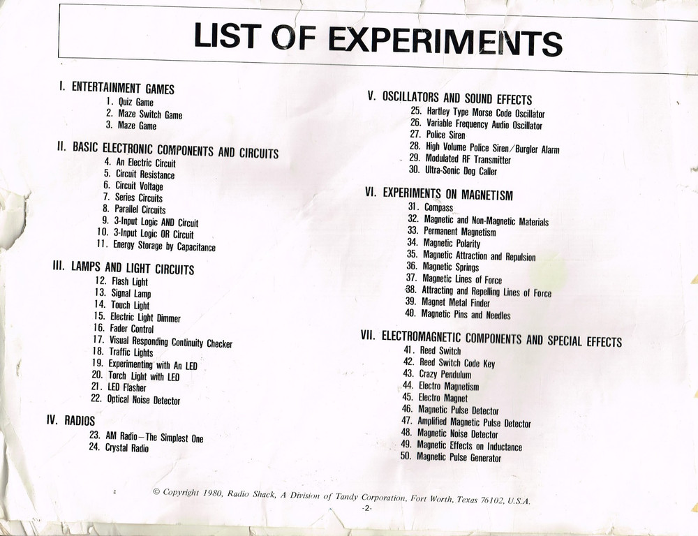 Science Fair, 50 in One Electronic Project Kit