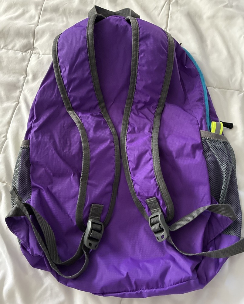 Gonex Lightweight Packable Travel Backpack Purple Flexible