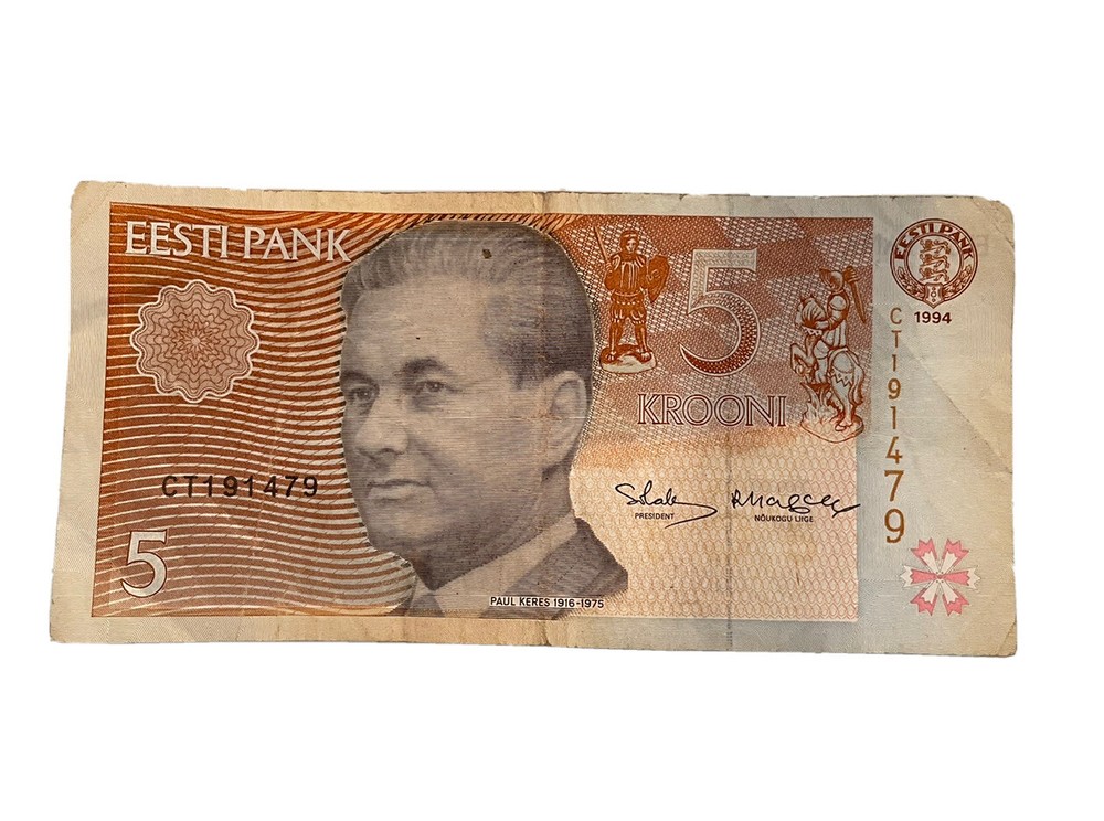 5 Estonian Krooni (1994)