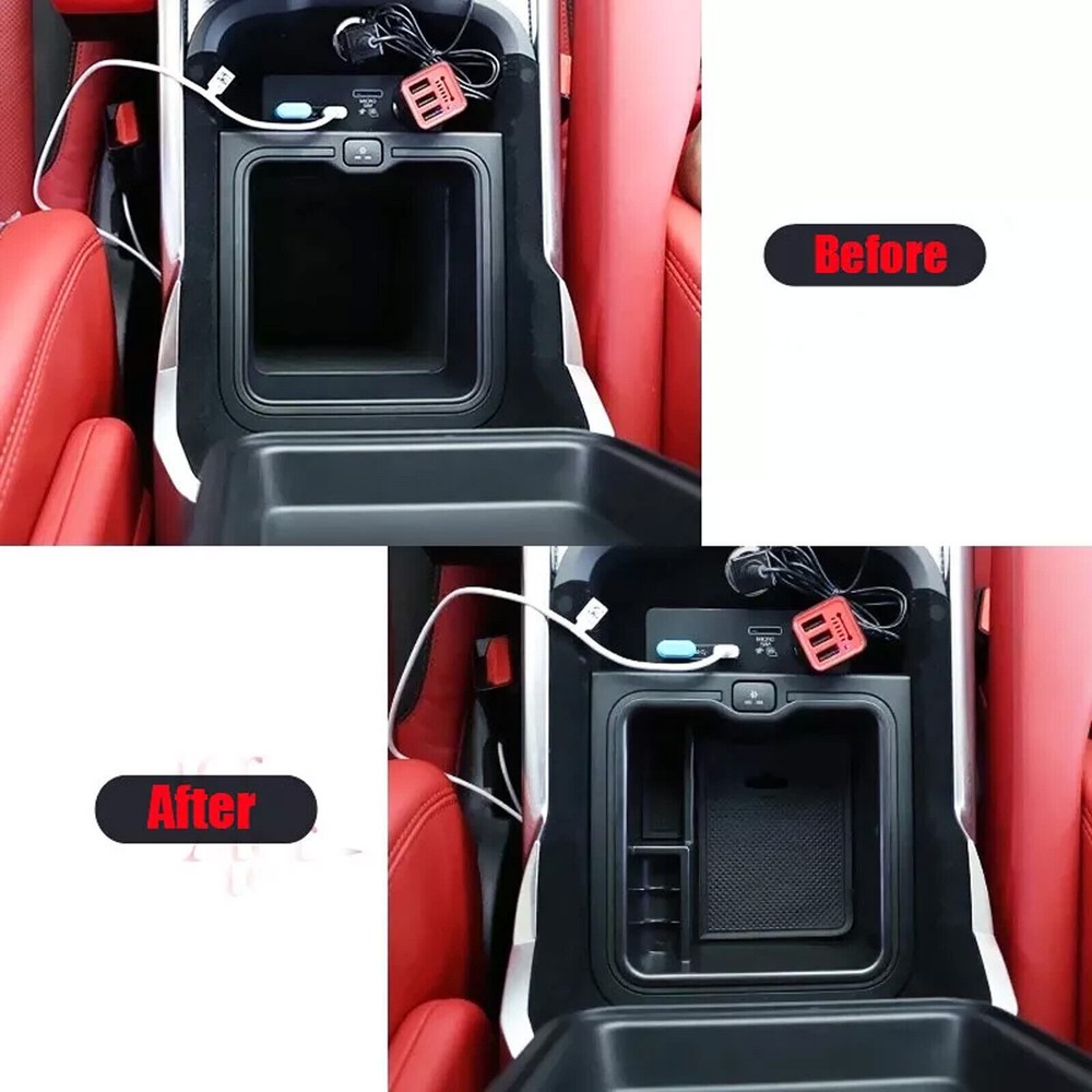 For 2018-2022 Range Rover Console Refrigerator Cooler Box Storage Tray Organizpt