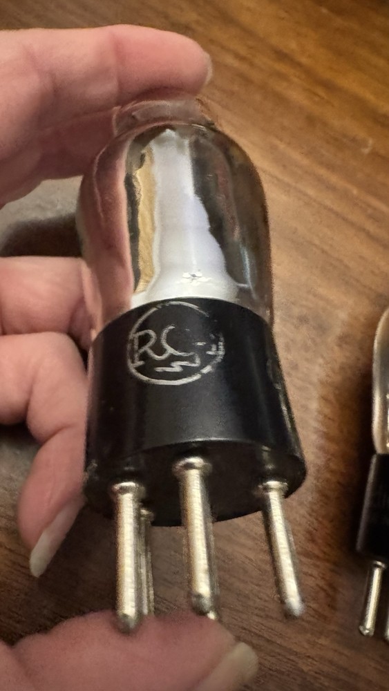 3- NOS Type 76 VT-76 Black Plates RCA Cunningham Usn 76