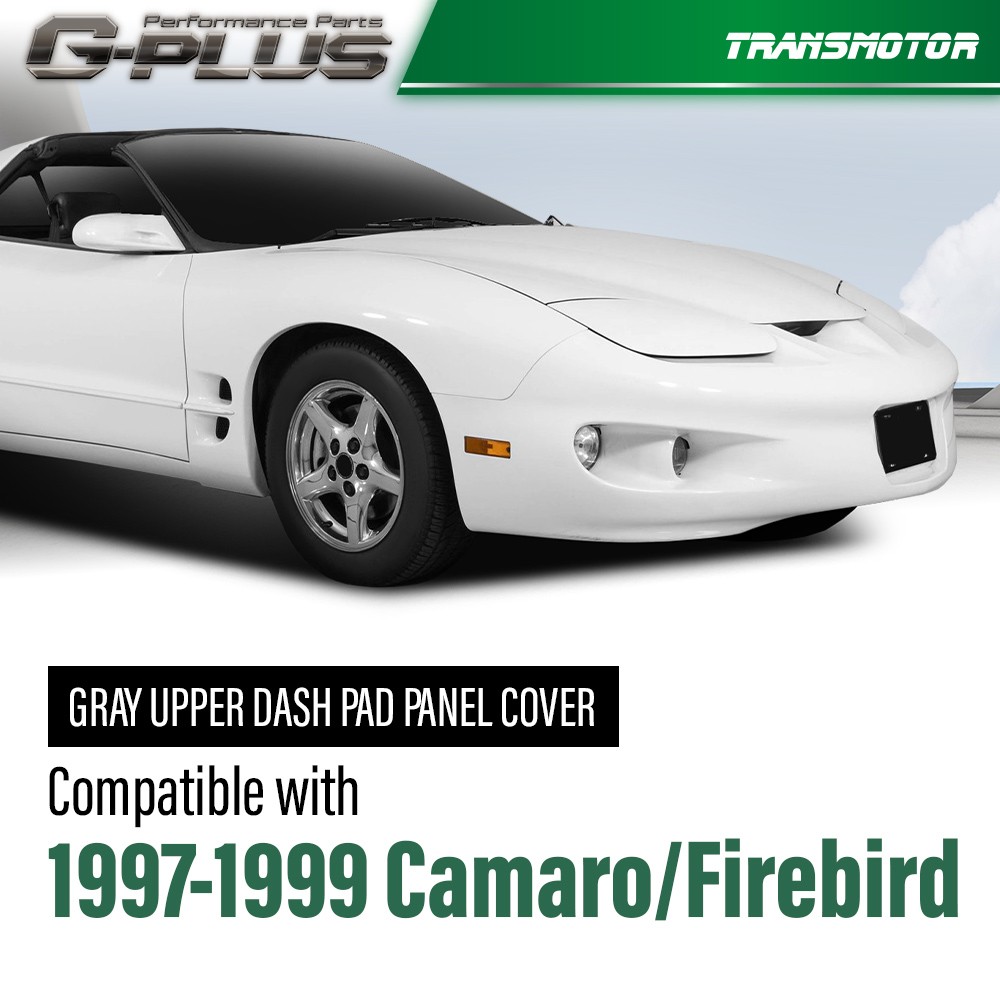 For 1997-1999 Chevrolet Camaro/ Pontiac Firebird Black Upper Dash Pad Panel Cap