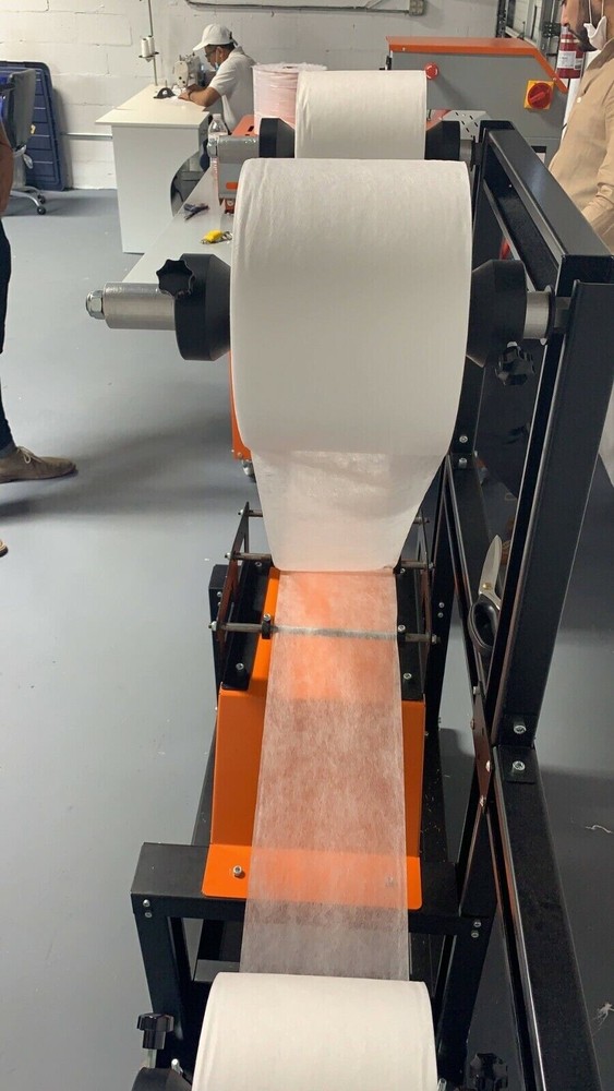 Auto Face Mask Machine Packaging Machine Raw material PPE 2.5 CENTS PER MASK