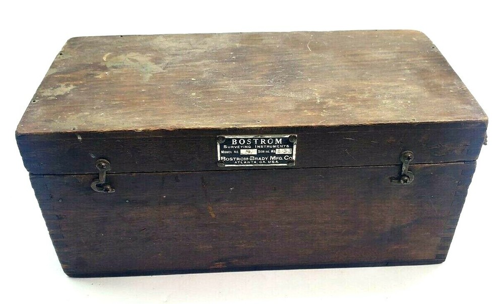 Brass Bostrom Surveying Instruments Model 4 SN. 163 with Box