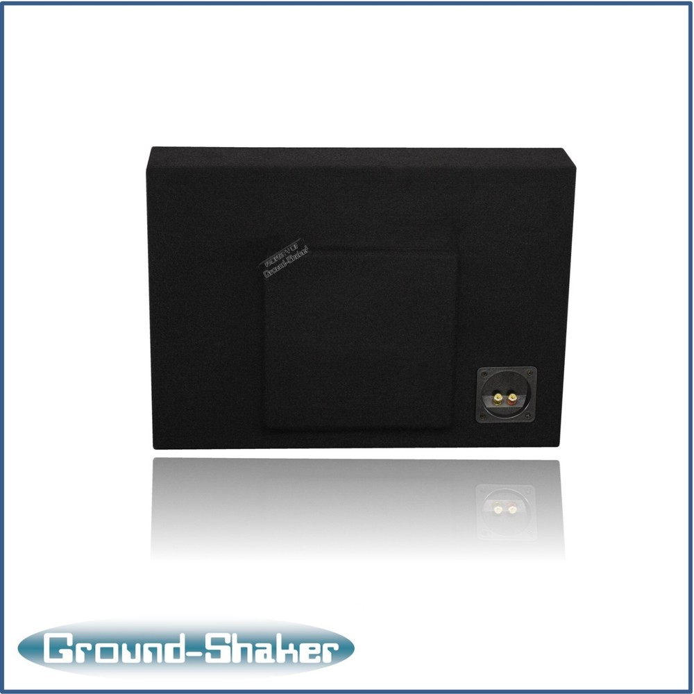12" Single Sealed Shallow Mount Sub Box Slim Speaker Box Subwoofer Enclosure