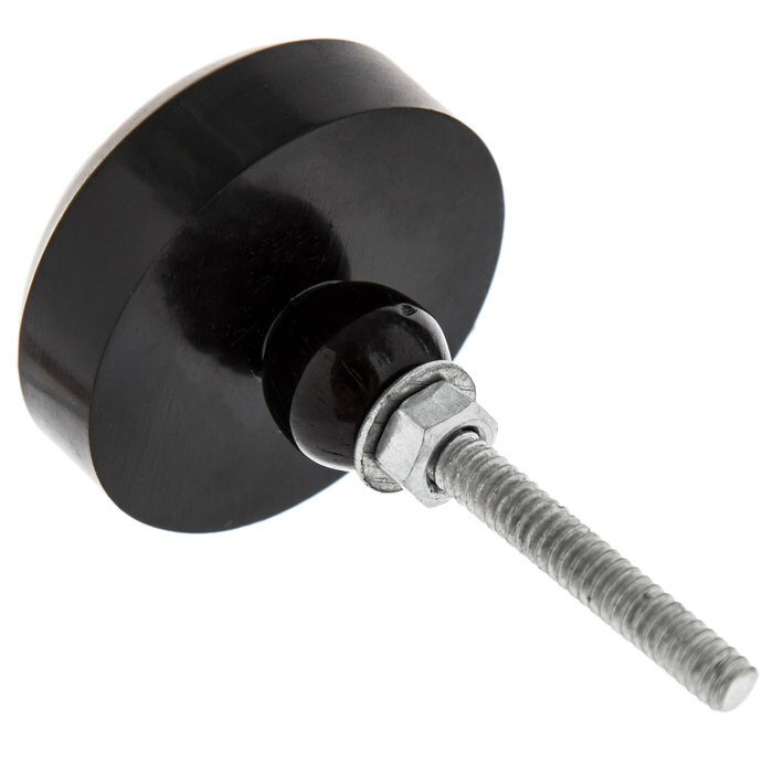 10; Courtly Check Cabinet Door knobs black white checkered Childs Pull Round