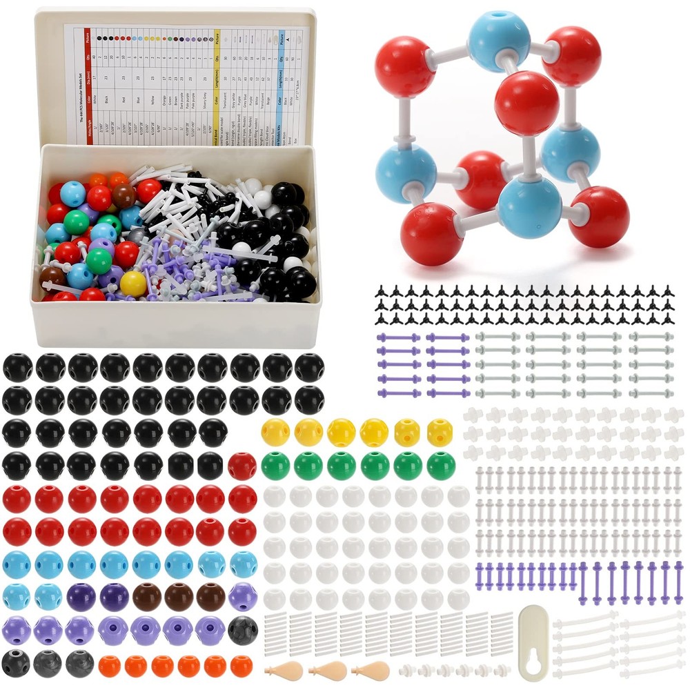 Chemistry Molecular Model Kit - 444 Pcs for Organic & Inorganic Structures