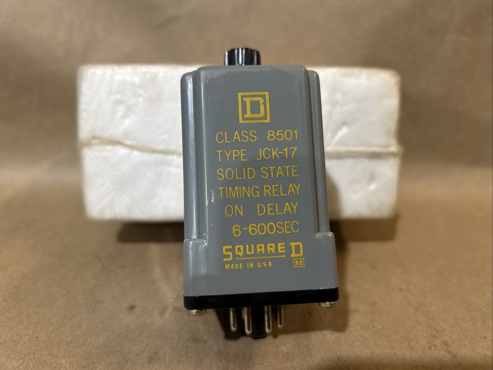 Square D Company JCK-17 Solid State Timing Relay NIB