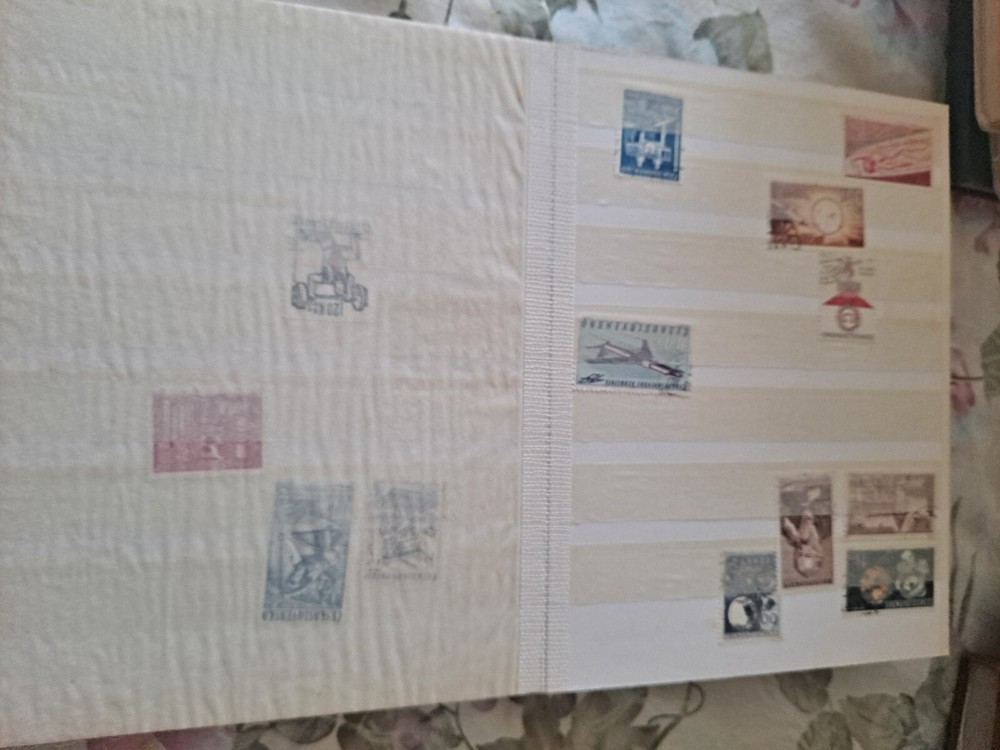 Czech 2 Stamp Collection 7x9
